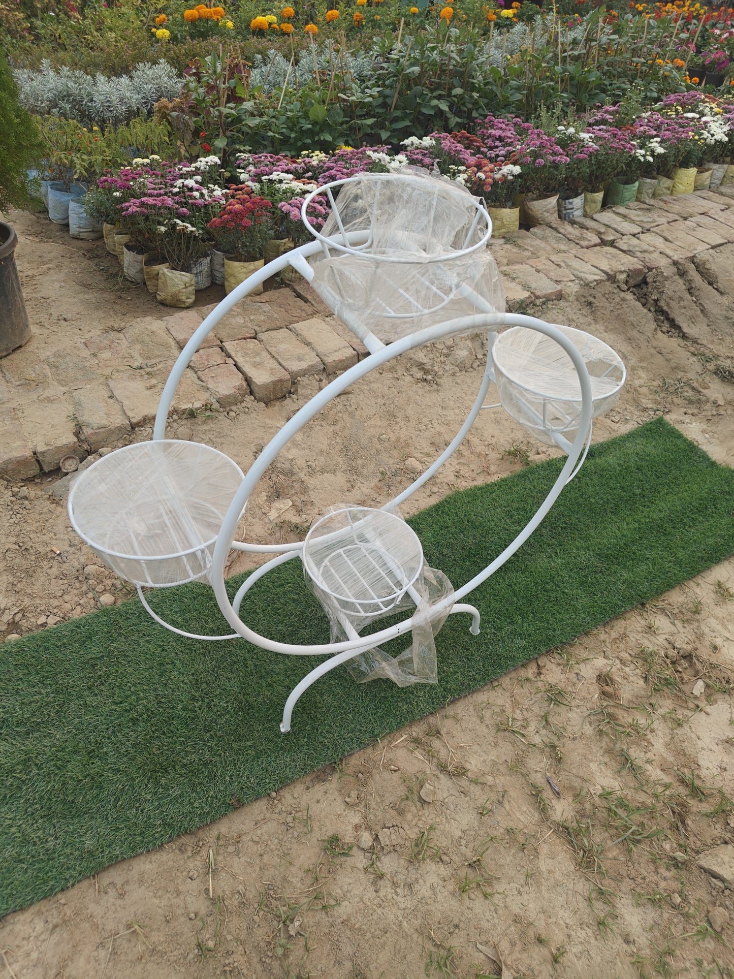 4 Plants Circle Stand