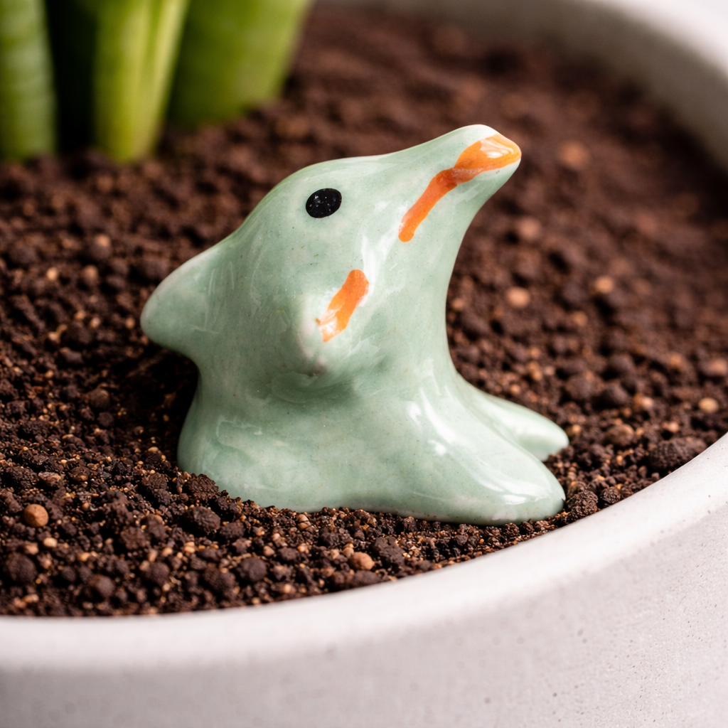 Mini Dolphin – Plant Pot Decor