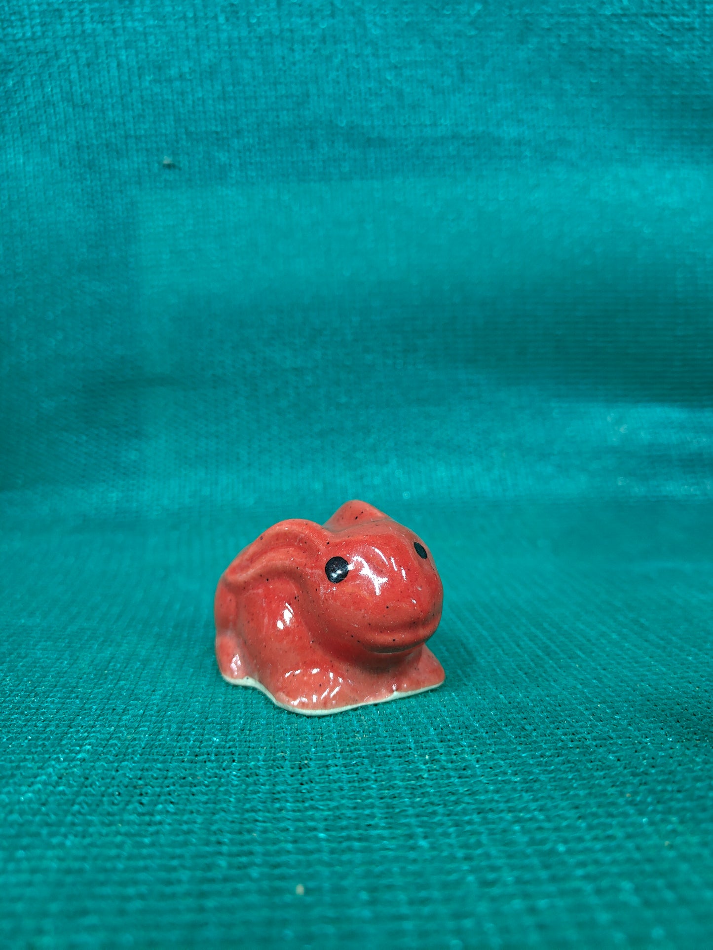 Mini Red Bunny Rabbit – Plant Pot Decor