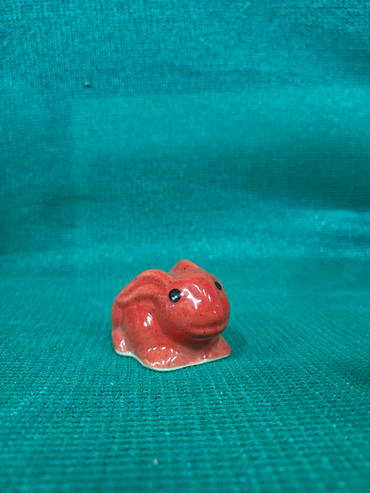 Mini Red Bunny Rabbit – Plant Pot Decor