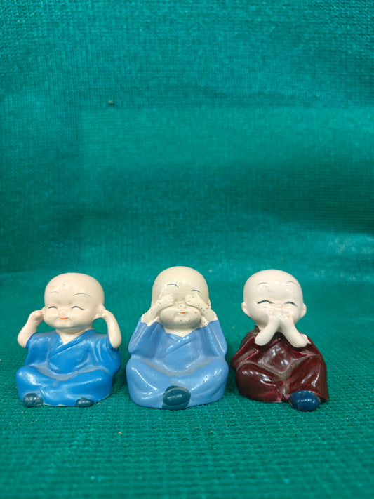 Mini Zen Monk Trio Toys